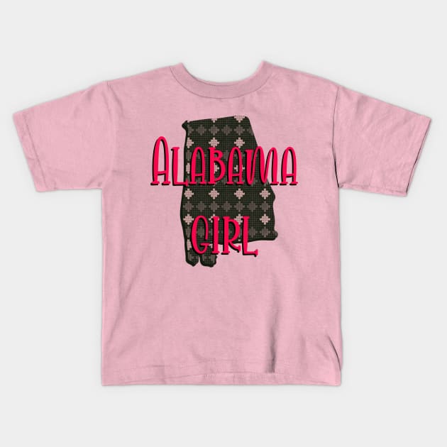Alabama Girl Kids T-Shirt by Flux+Finial